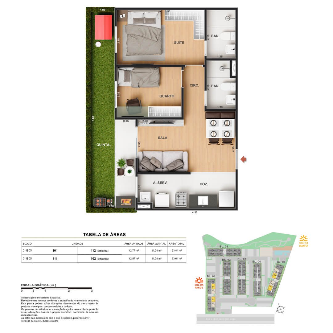 PLANTAS CAMORIM__BL 01 - APTO 101