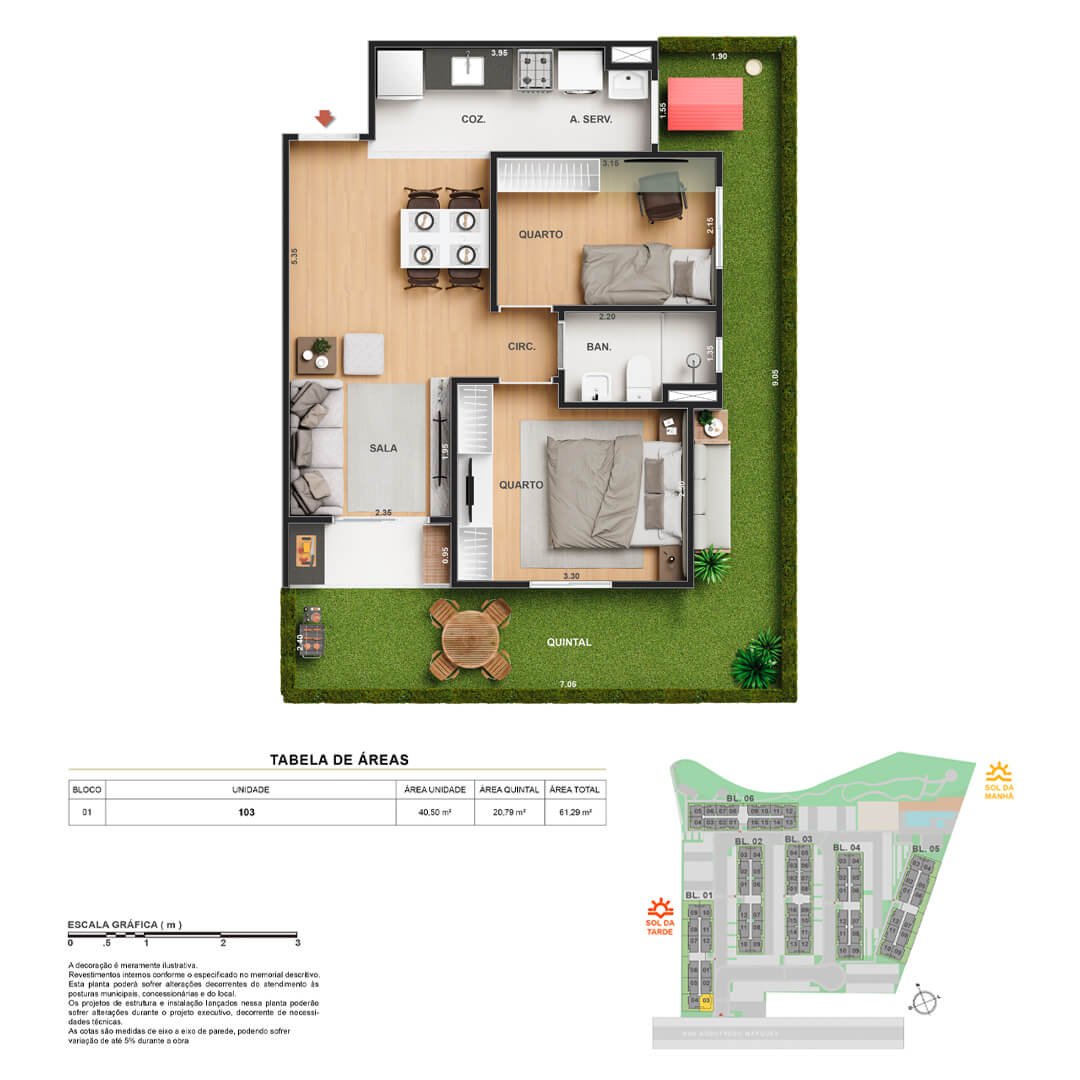 PLANTAS CAMORIM__BL 01 - APTO 103