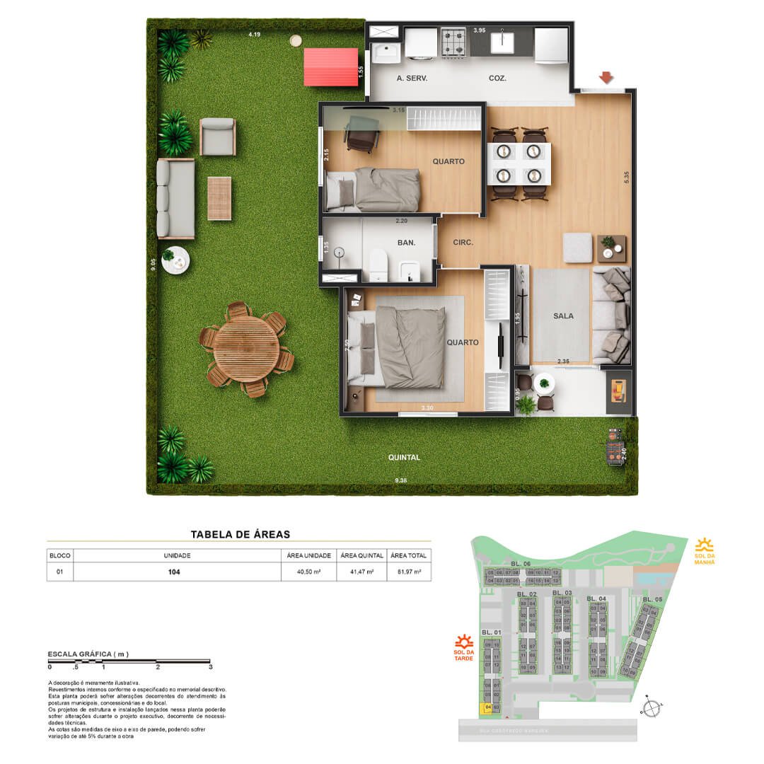 PLANTAS CAMORIM__BL 01 - APTO 104