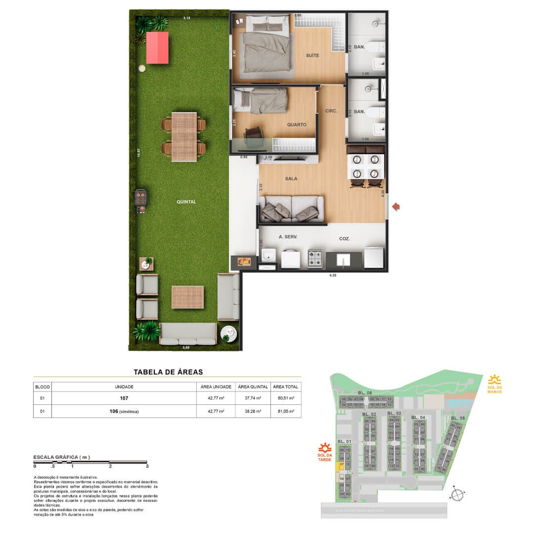 PLANTAS CAMORIM__BL 01 - APTO 107