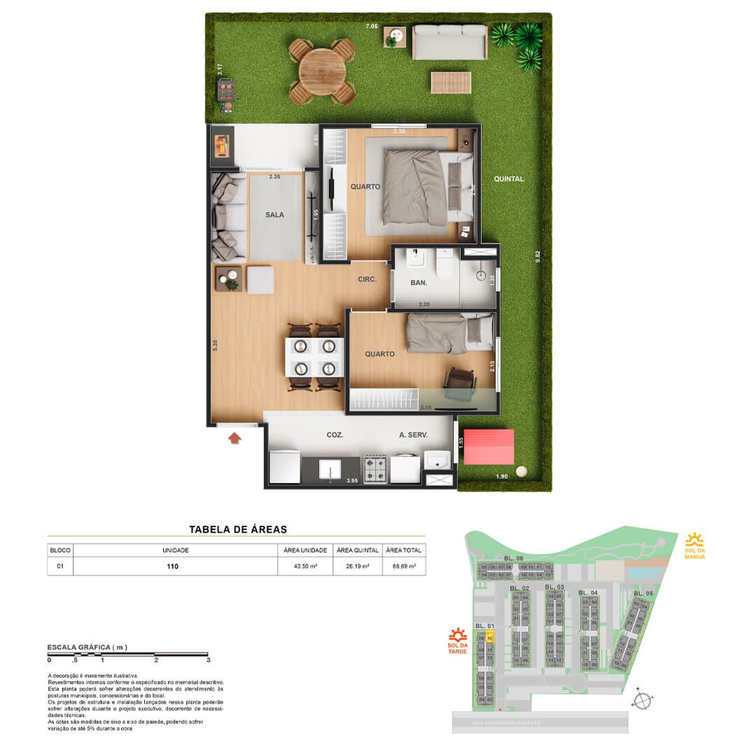 PLANTAS CAMORIM__BL 01 - APTO 110